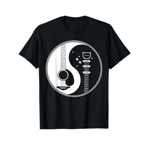 Guitarra acústica de plectro Ying Yang Camiseta