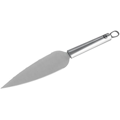 Dr. Oetker Profi-Tortenmesser 2 in 1: Tortenmesser und Tortenheber, Küchenmesser, für die Hochzeitsfeier, 31 cm, Verschiedene Kanten und rostfreier Edelstahl, Menge: 1 Stück Cover