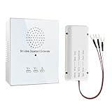Briidea Doorbell Extender - Converts Wired Doorbell to Wireless, 21 Melodies, 500' Range, 105dB for Garage, Basement