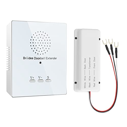 Briidea Wireless Doorbell Extender with 21 Melodies