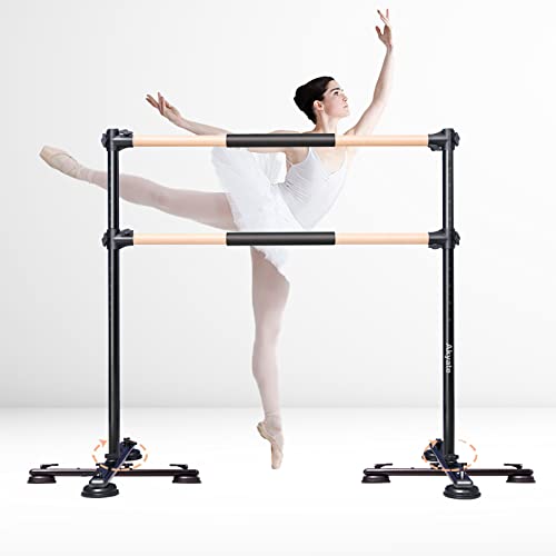 Akyate Ballet Barre (Black-4Ft-Wood) #TOP4