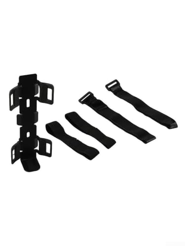 Portable Bicycle Speaker Holder for Charge 5 Flip 5 - Sturdy Iron Mount with Drink Cage - Secure Strap Bracket for Cycling 18x4.5x8cm
