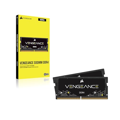 Vengeance SODIMM 16GB (2x8GB) DDR4 2666MHz CL18 Memoria per Laptop/Notebook (Supporto Processori Intel Core i5 e i7 di Sesta Generazione), Nero - RAM - Immagine 2