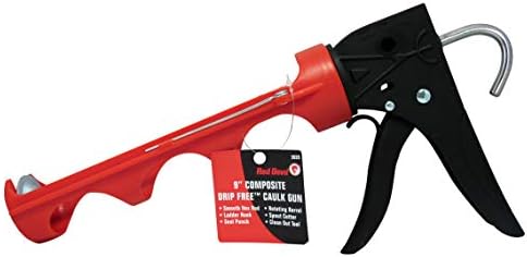 Red Devil 3935 9" Composite Drip Free Caulk Gun - Thrust Ratio 10:1