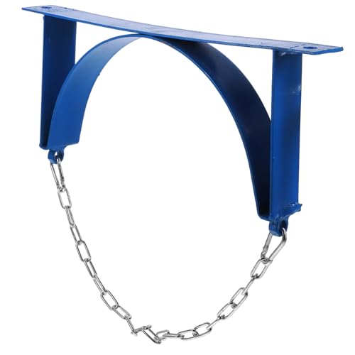 Hohopeti Gas Bottle Fixing Bracket Gas Tank Holder Gas Tank Wall Holder Gas Cylinder Mount Cylinder Wall Mounted Bracket Gas Cylinder Holder Gas Tank Mount Propane Tank Wall Tank Mount Iron