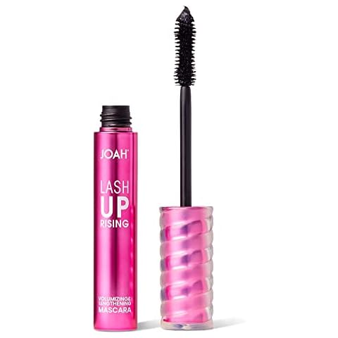 JOAH UPrising Mascara and Boosting Lash Primer, Strengthening & Conditioning White Mascara Formula with Biotin, Vitamin E & Olive Oil, Vegan & Cruelty Free (Waterproof Black Mascara) Cover