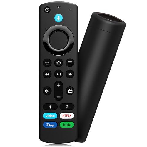 Image of Replacement Voice Remote Control Fit for Fires Smart TV Stick /Cube, Stick 4K /4K Max(1st / 2nd Gen), Stick HD /Lite, Smart TV 3rd Gen, Compatible with Insignia /Pioneer Smart TVs