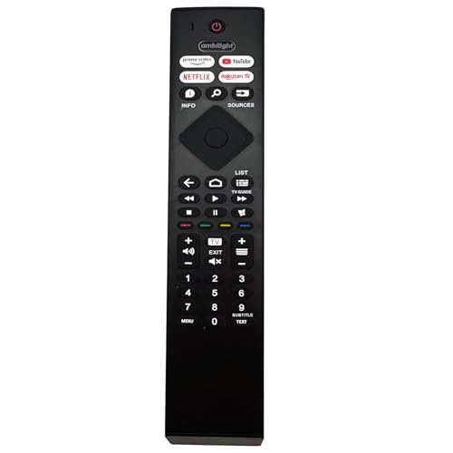 HR45B-GJ01 pour telecommande Philips TV ambilight Convient pour télécommande Universelle Philips ambilight