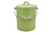 KRÜGER M10PAG Poubelle avec Couvercle Email Pastel Vert 31,4 x 28,9 x 28,8 cm