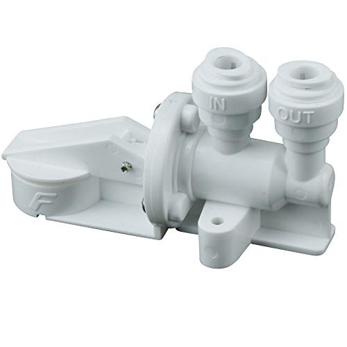 Aquastop GA Sicherheitsventil für 1/4 Schlauch (6,35mm) Wasserstopp für Osmoseanlagen Wasserfilter SBS Kühlschrank