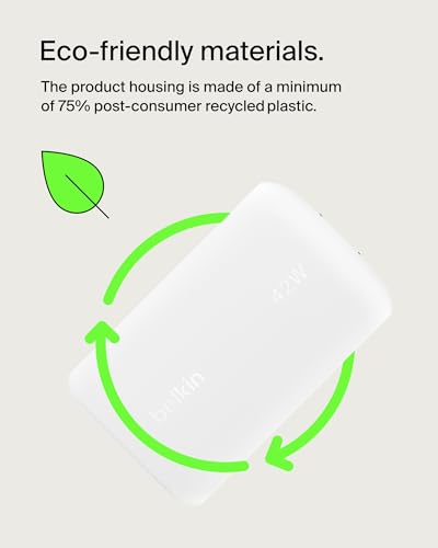 Belkin BoostCharge Dual 42W GaN Charger (2-Port) — view 2