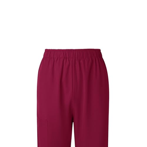 Image of Women's Medica Scrub Pants Pull On Workwear Cargo Pocket Elastic Waist Hospital Uniform Trousers