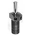 DESTACO 030-1-D-1100 Series 030 Hydraulic Double-Acting Swing/Pull Clamp, Left Hand Swing Direction, 1100lb Force, 4 SAE Port, 0.89" Stoke, 5.965" Height
