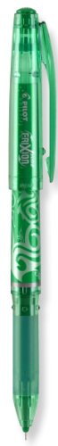 Image of Pilot FriXion Point Erasable Gel Pens, Extra Fine Point, Green Ink, Dozen Box (31583)