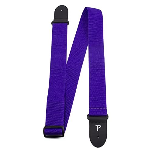 Perri’s Leathers – Sangle Guitar en nylon – Extrémités en cuir – Violet – Ajustable – Pour guitares Acoustic/Electric… - Les Beatles, Paul McCartney, John Lennon, RIngo Starr, George Harrison Perri's Leathers - Sangle Guitar en nylon - Extrémités en cuir - Violet - Ajustable - Pour guitares Acoustic/Electric… – Image 8