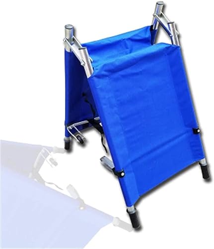 Maca dobrável médica de emergência portátil alças pés pesados ​​para transporte de pacientes ambulân