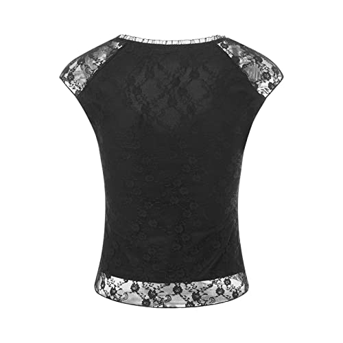 Image of Fairy Grunge Y2k Shirts Vintage Crop Tops Short Sleeve Girls Slim Fit Tees