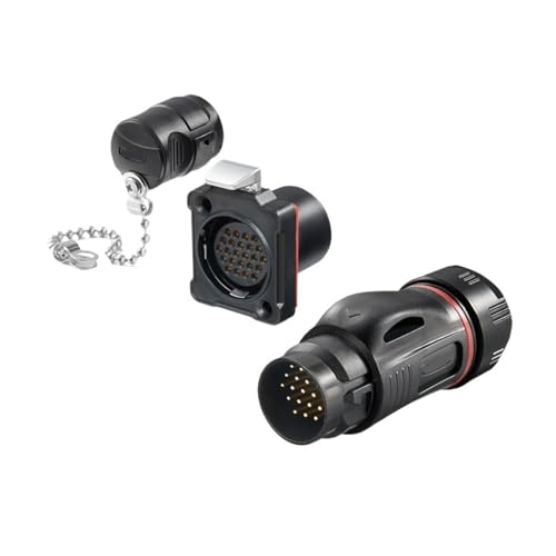 Conector Industrial PLKXSEYUJ Plástico BD-24 24 Núcleos miniatura 1