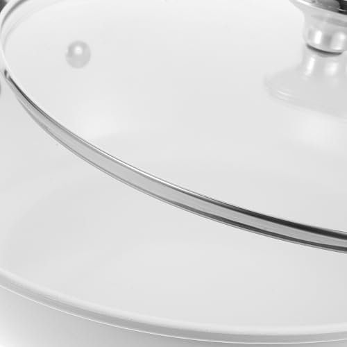 Wok con fondo plano antiadherente 28 cm miniatura 6