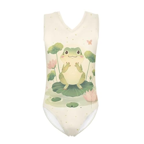 Image of Swimsuits for Girls 3-14 Sleeveless Bathing Suit for Kids Summer One Piece Swimming Suits