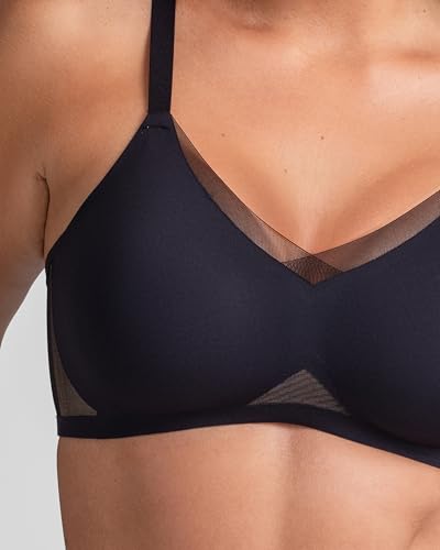Image of HONEYLOVE Bras for Women - Crossover Bra with No Underwire - Comfortable Wireless Support
