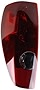 TYC Left Tail Light Assembly Compatible with 2004-2012 Chevrolet Colorado
