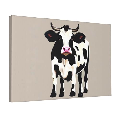 Toile de vache design moderne pour créer une ambiance chaleureuse dans la chambre