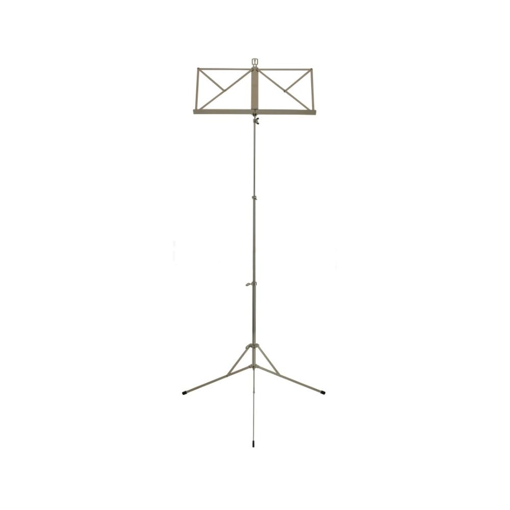 Wittner leggio 961a – nichelato, altezza regolabile 48-114 cm, compatto e pieghevole, Made in Germany