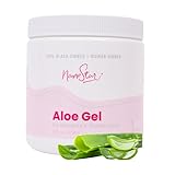 Nappstar Aloe Gel, 16oz Pure Organic Aloe Gel for Hair, Braids, Locs, and Starter Locs. Promotes Healthy Hair and Shine