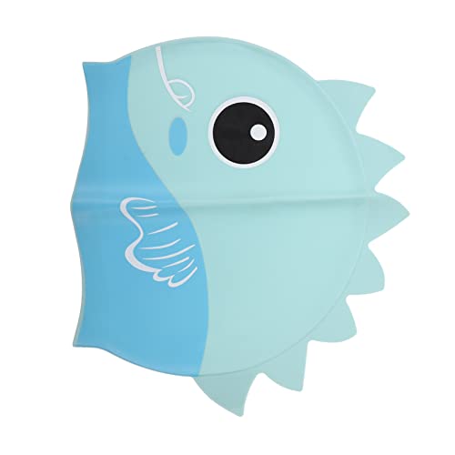 BESPORTBLE Gorro de natación de Tapa de natación Gafas Gorro Natacion Gorro natación Gorros de baño para pequeños Gorros de natación de Silicona para Blue