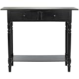 Safavieh American Homes Collection Rosemary Distressed Black Console Table