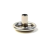Snap Cap & Socket Only, Stainless Steel, Long Post on The Cap, 1/4