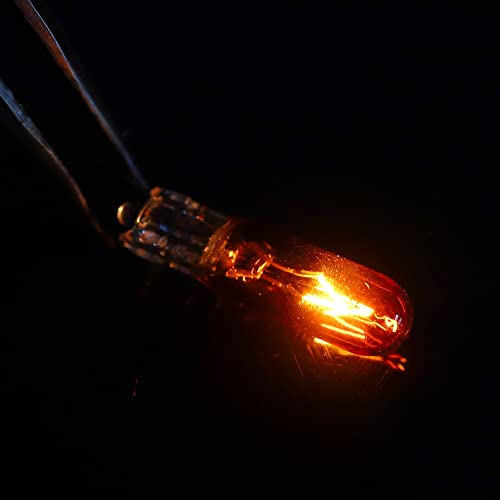 X AUTOHAUX 10 luces LED ambar T5 12V para automóviles miniatura 2