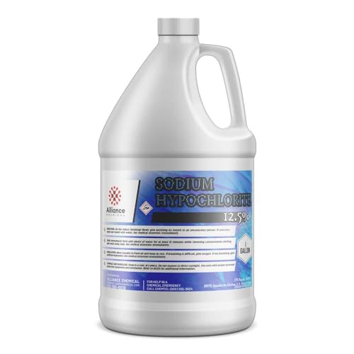 Image of Sodium Hypochlorite 12.5% - 1 Gallon - Liquid Chlorine - High Purity - Alliance Chemical