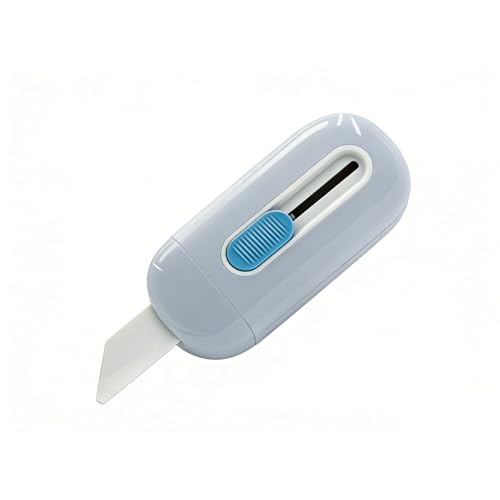 Image of Ceramic Box Cutter, Mini Safety Box Opener with Retractable Blade, Cute Small Package Opener Tool for Home, Office & Warehouse Use