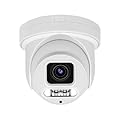 Vonnision 8MP IP PoE PTZ Dome Camera Outdoor, 4K PTZ IP Security Camera with 5X Optical Zoom, Pan 355° Tilt 90°, Two-Way Talk, H.265, SD Card Slot, 100ft IR Night Vision, Human/Vehicle Detection