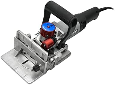 Portable Oblique Hole 3-Slot Slotting Machine Furniture Connector Wood Biscuit Joiner Woodworking Tenoning Machine.for Beginners and Pros