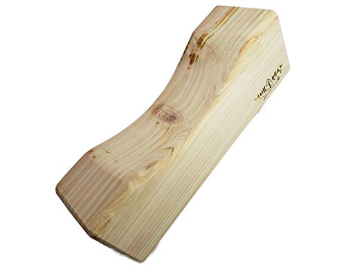 Natural Hinoki Cypress Rectangle Wooden Pillow