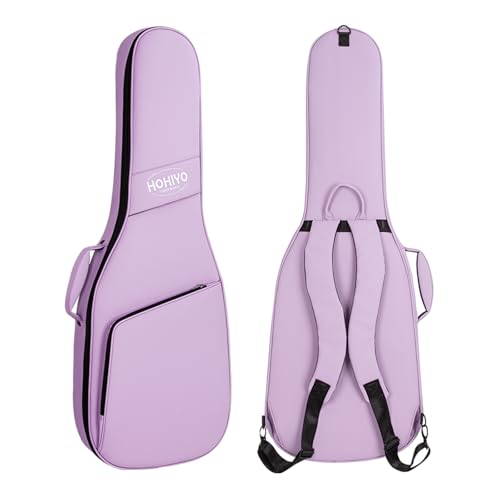 Housse à membrane pour guitare violette imperméable et antichoc