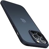 TORRAS Guardian Serie für iPhone 14 Pro Hülle (360° Fallschutz mit SGS-Zertifizierung) Handyhülle Stoßfest Kratzfest Schutzhülle Leicht Durchsichtig iPhone 14 Pro Case Stilvolle Optik Matt Schwarz