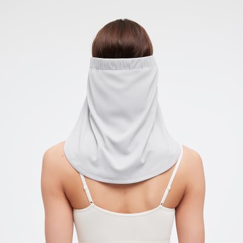 Unisex Neck Gaiter,Sun Protective Neck Drape,Neck Shade,UV Cap Drape,Sun Protection 2 in 1 UV Face Cover,UPF 50+4