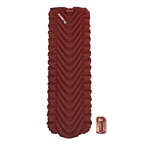 KLYMIT Insulated Static V Inflatable Sleeping Pad Comfortable