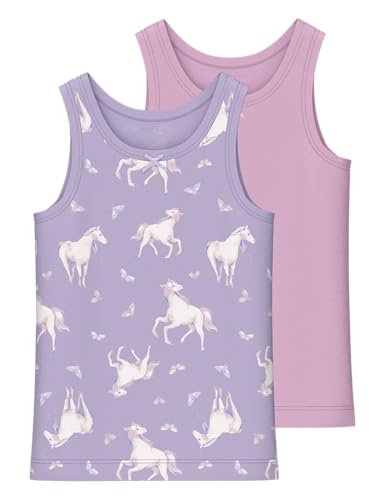 NMFTANK TOP 2P Pastel Lilac Horse NOOS