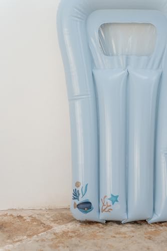 Colchón hinchable para baño Little Dutch Ocean Dreams azul 3
