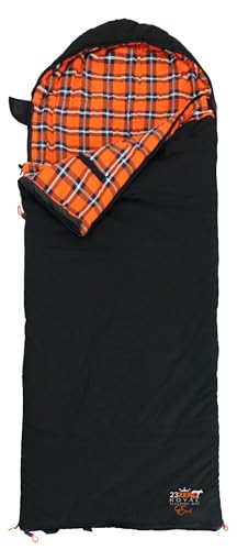 Bolsa de dormir 23ZERO Royal con lona de algodón, 3 estaciones, tamaño Earl 36x78
