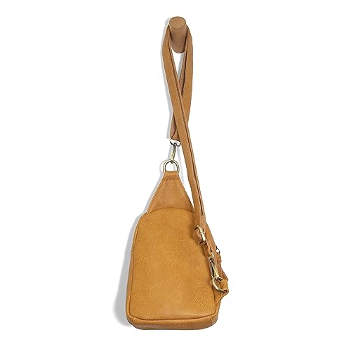 Image of Joy Susan Skyler Sling Bag: Vegan Leather, Zippered Closure, Brass Plated Hardware