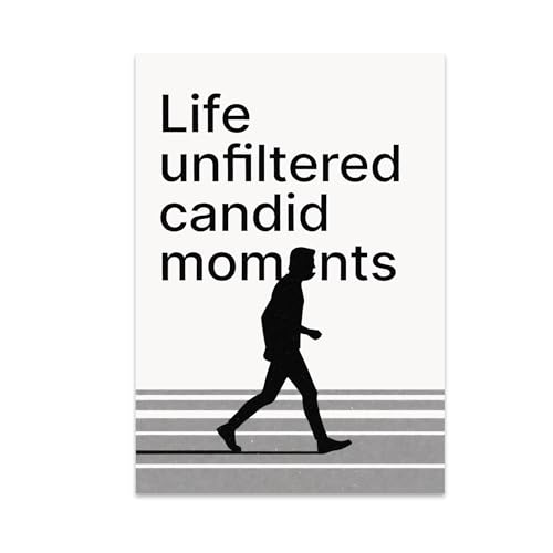 Urban Photography Poster Print - Life Unfiltered Candid Moments -