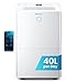 Price comparison product image Pro Breeze® 40L OmniDry WiFi Dehumidifier with Automatic Humidity Sensor & Display, 24Hr Timer, Laundry Drying, Continuous Drainage with Smart App