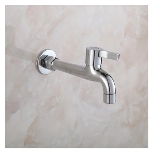 Grifo de latón ideal para organizar el cuarto de lavado y terraza 3