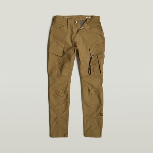 G-STAR Raw - Mens Zip Pocket 3D Skinny Cargo 2.0 5-Pocket Pants, Color Kangaroo, Size: 32W x 34L3